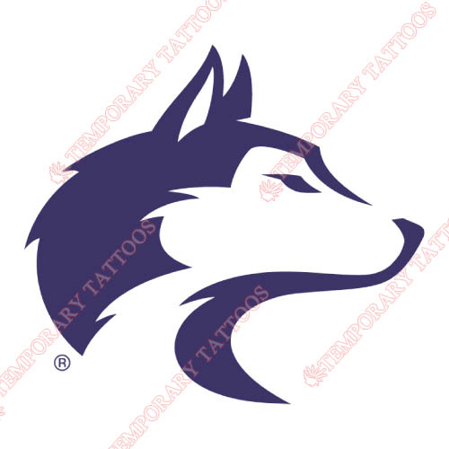 Washington Huskies Customize Temporary Tattoos Stickers NO.6886
